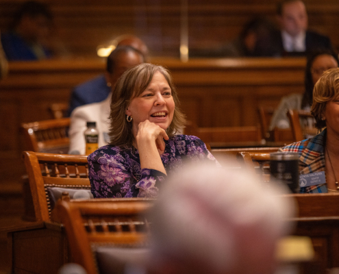 A snapshot in the Seanate